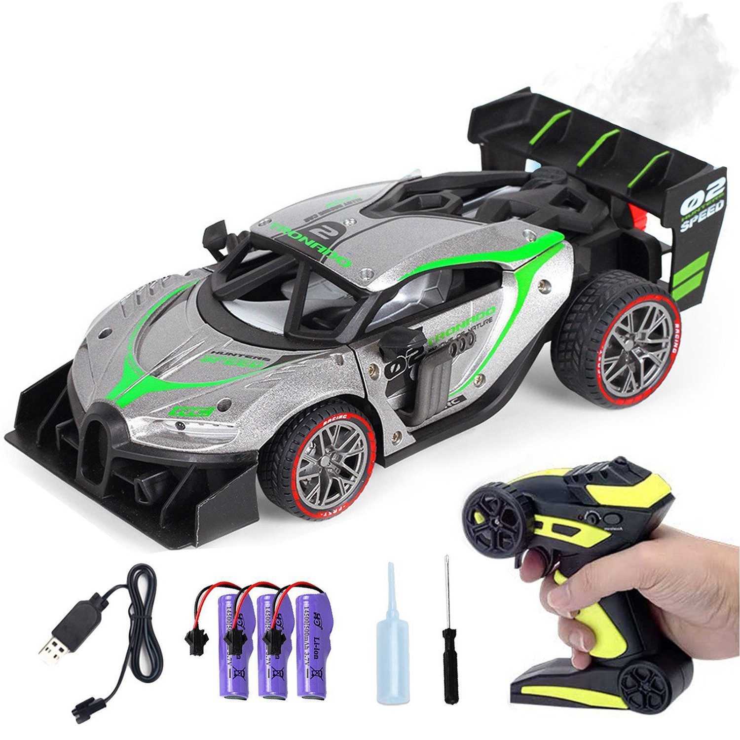 Esun RC-Auto RC Ferngesteuertes Auto ab 3 4 5 6 8 Jahre, RC Drift Car 1:16, (Komplettset), Geschenk Junge Mädchen 3 4 5 6 7 8 Jahre