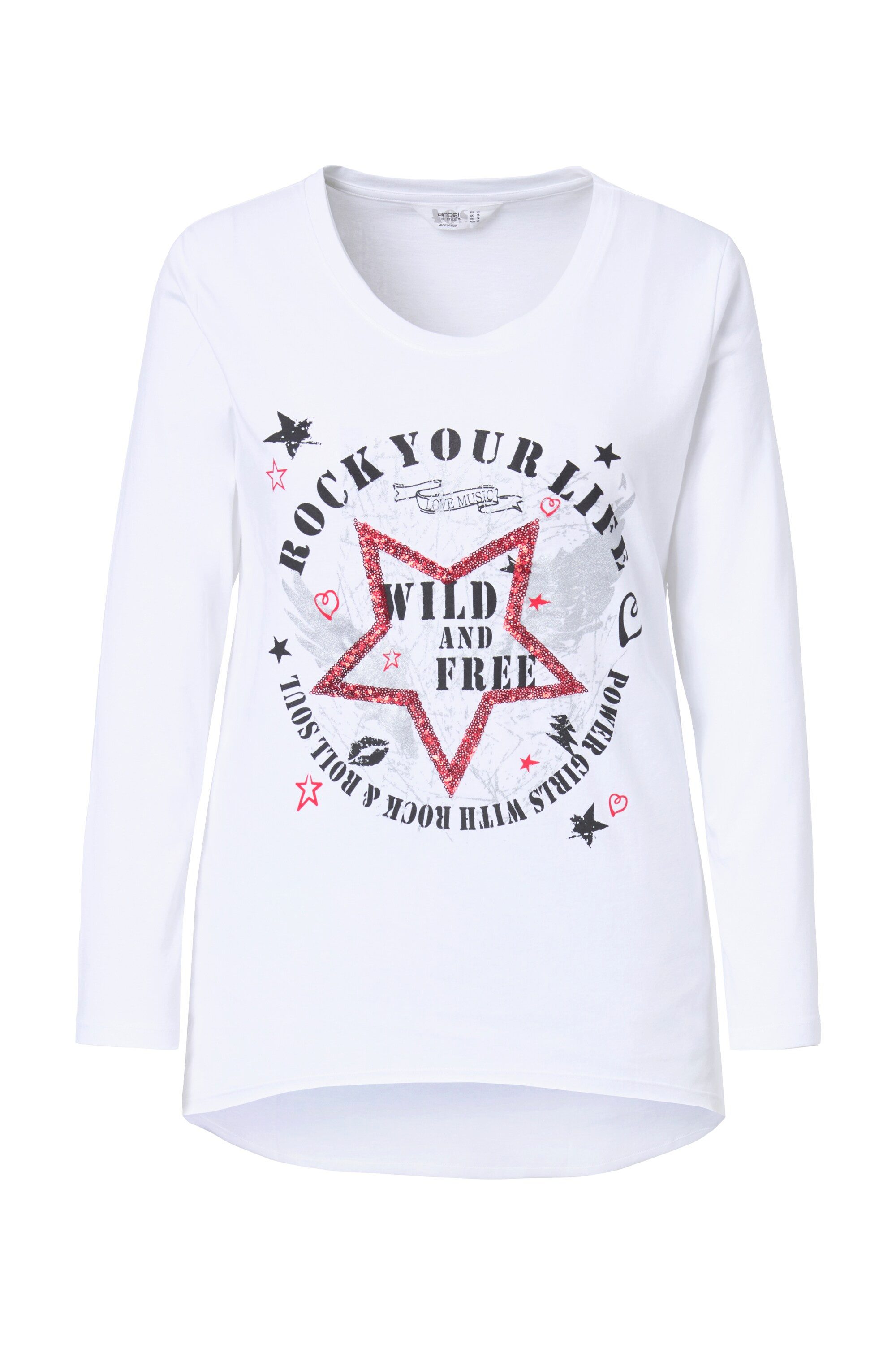Angel of Style Longsleeve T-Shirt länger günstig online kaufen