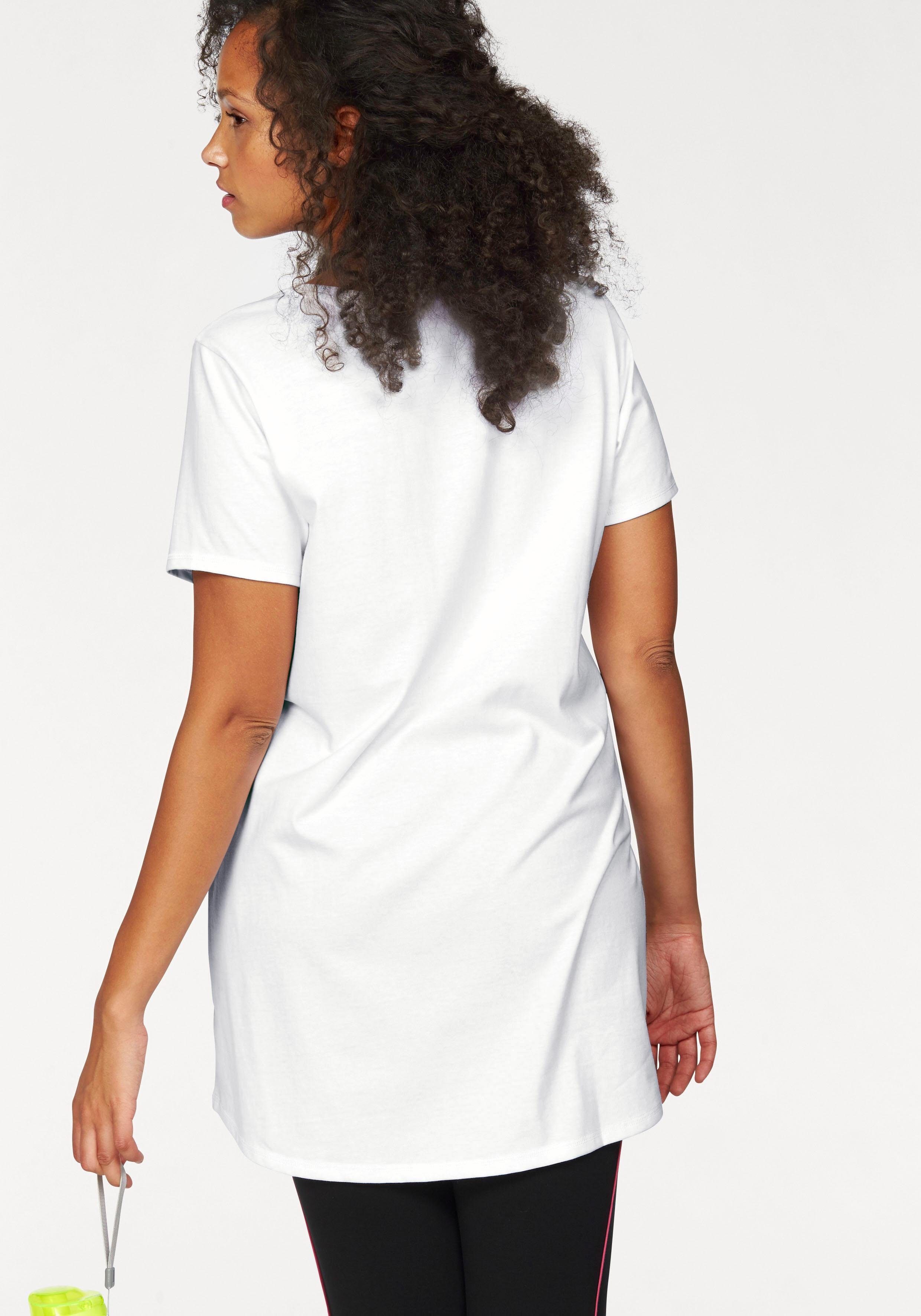 Venice Beach Longshirt Langarm, lockere Passform, mit Logodruck, herzförmig günstig online kaufen
