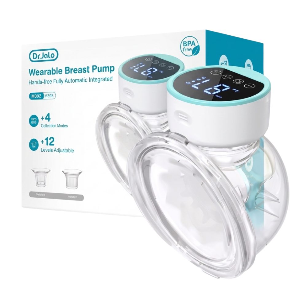 Athlix Elektrische Milchpumpe Tragbare elektrische Milchpumpe Muttermilch-Extraktor, 12 einstellbare Geschwindigkeits-/Saugstufen, leiser Motor – Bild 2 von 5