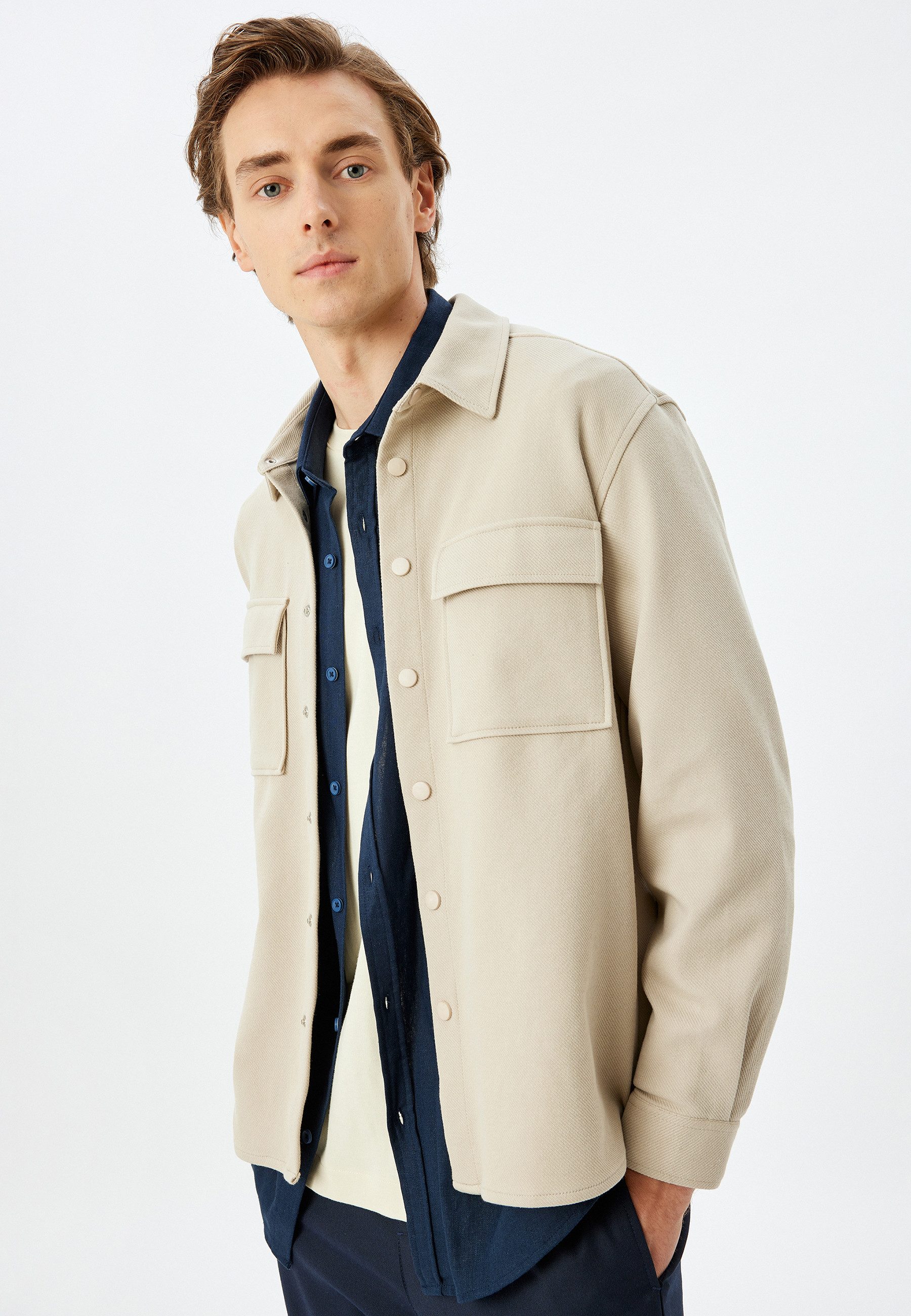 Hemdjacke Regular Normale Länge