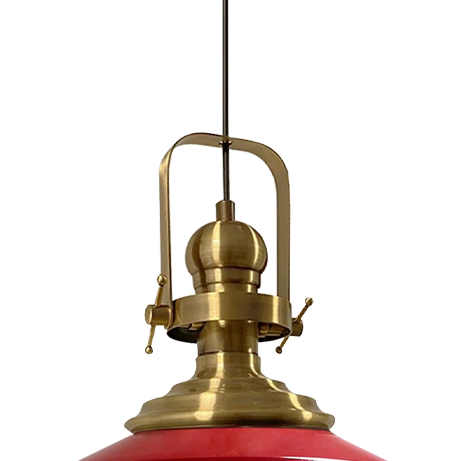 Bamyum Pendelleuchte Bamyum Pendelleuchte I Aslet l Ø41 cm E27 Metall Vintage Lampe, ohne Leuchtmittel