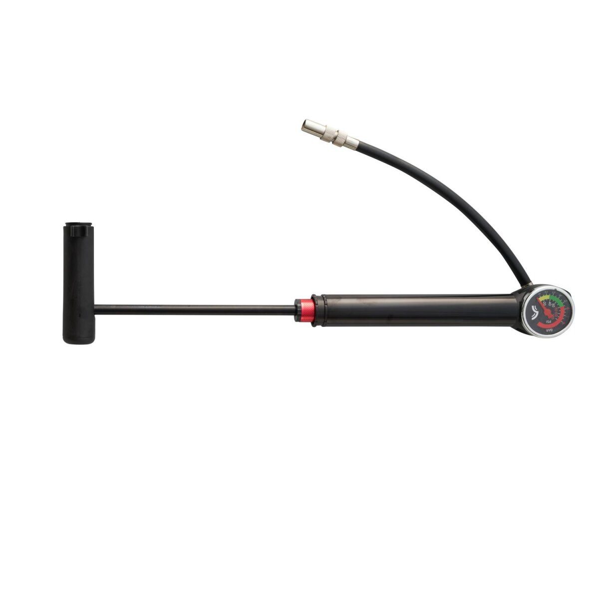 crivit Fahrradpumpe Crivit Fahrrad Minipumpe Manometer 8 bar 120 PSI (Set, inkl. Rahmenhalterung), Manometer bis 8 bar / 120 psi, verstaubarer Pumpenschlauch