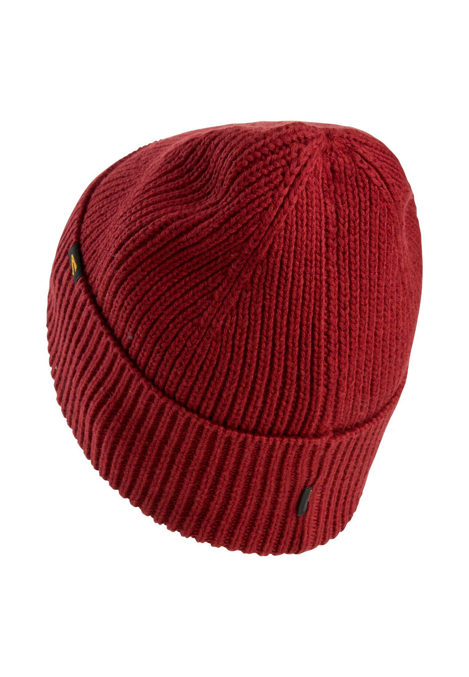 camel active Beanie aus einem Baumwoll-Kaschmir Mix günstig online kaufen