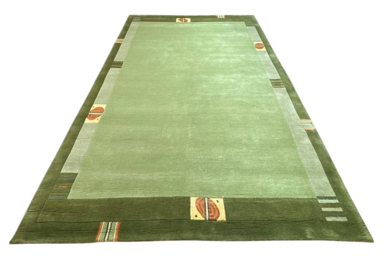 Rug Studios Teppich VENUS NEPAL - HANDGEKNÜPFT MODERN, Rechteckig, Höhe: 20 mm, Handgeknüpft, 170 x 240 cm, Grün