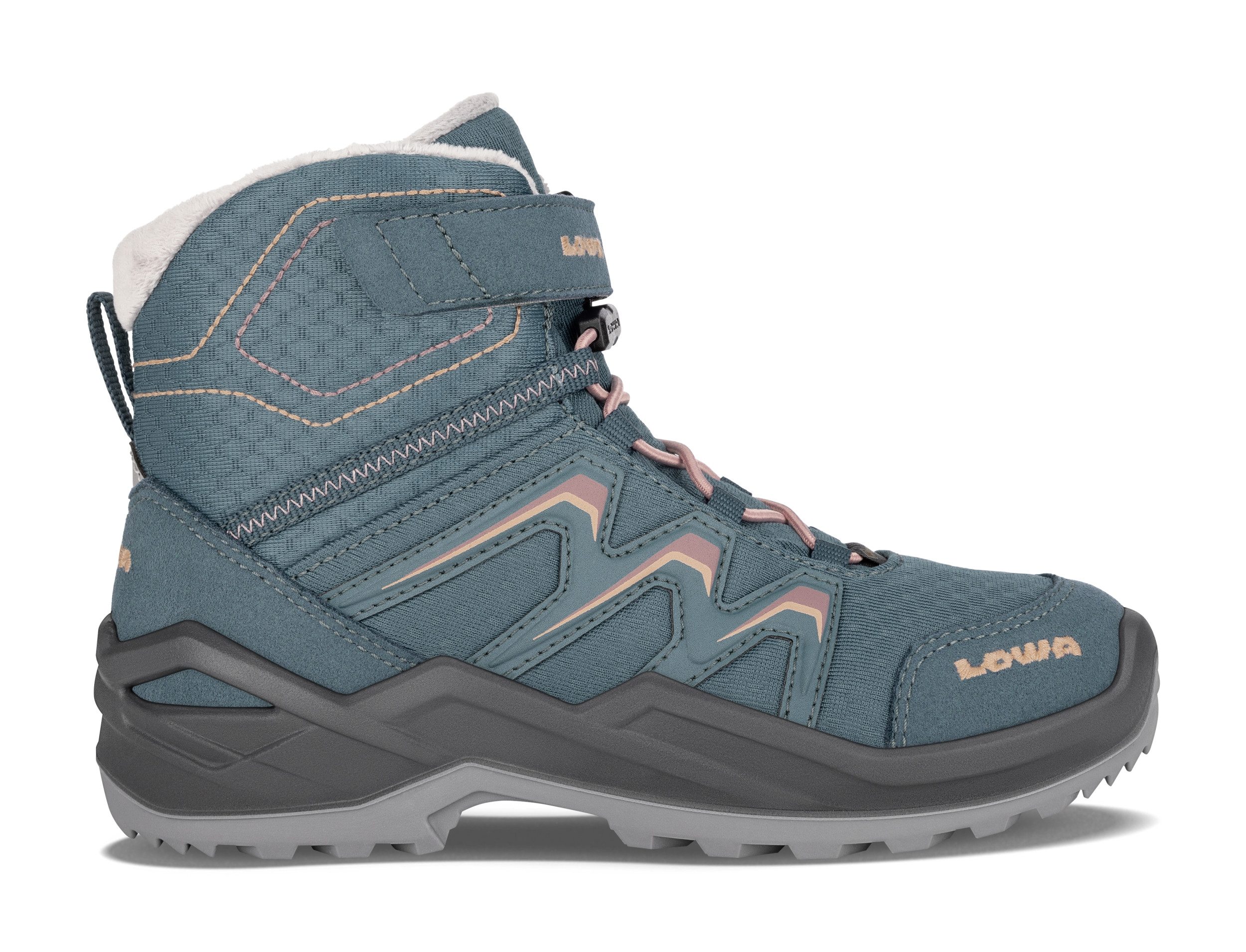 Lowa MADDOX WARM GTX MID JR PETROL/ROSE Sneaker günstig online kaufen