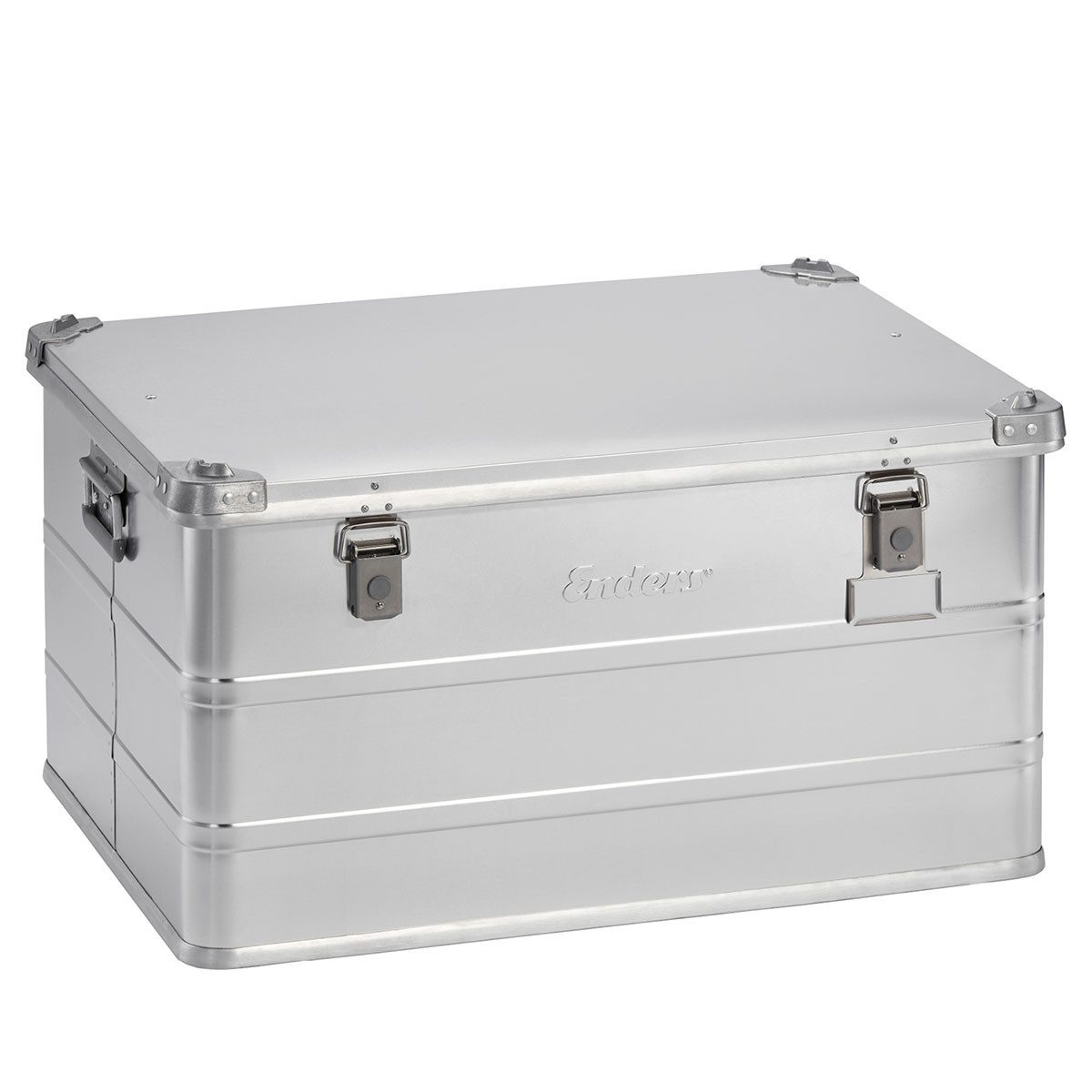 Enders® Aufbewahrungsbox Industriebox 170 L, hochwertig verarbeitet, Alukiste Transportbox Lagerbox Alukoffer Metallkiste Alubox