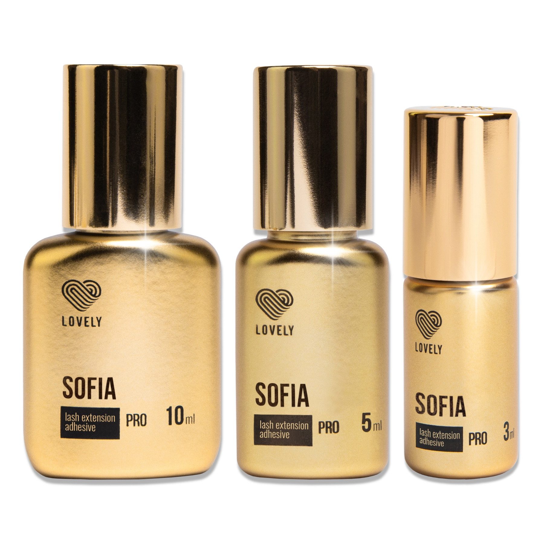 Lovely Wimpernkleber für Wimpernverlängerungen Lash Extension Glue Sofia von Lovely, Für professionelle WImpernverlängerung, Schnelle Trocknungszeit