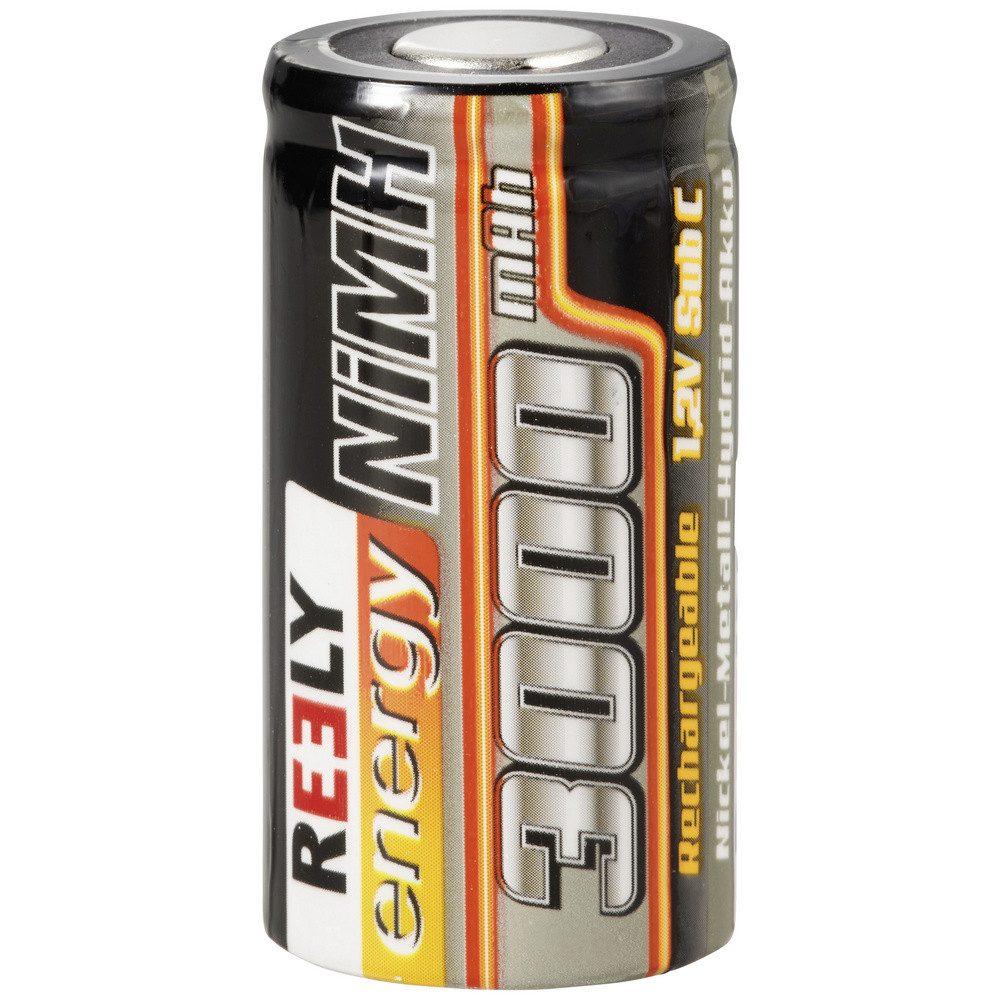 Reely Reely Modellbau-Akku-Einzelzelle NiMH Sub-C 1.2 V 3000 mAh ohne Lötfah Akku 3000 mAh (1.20 V)