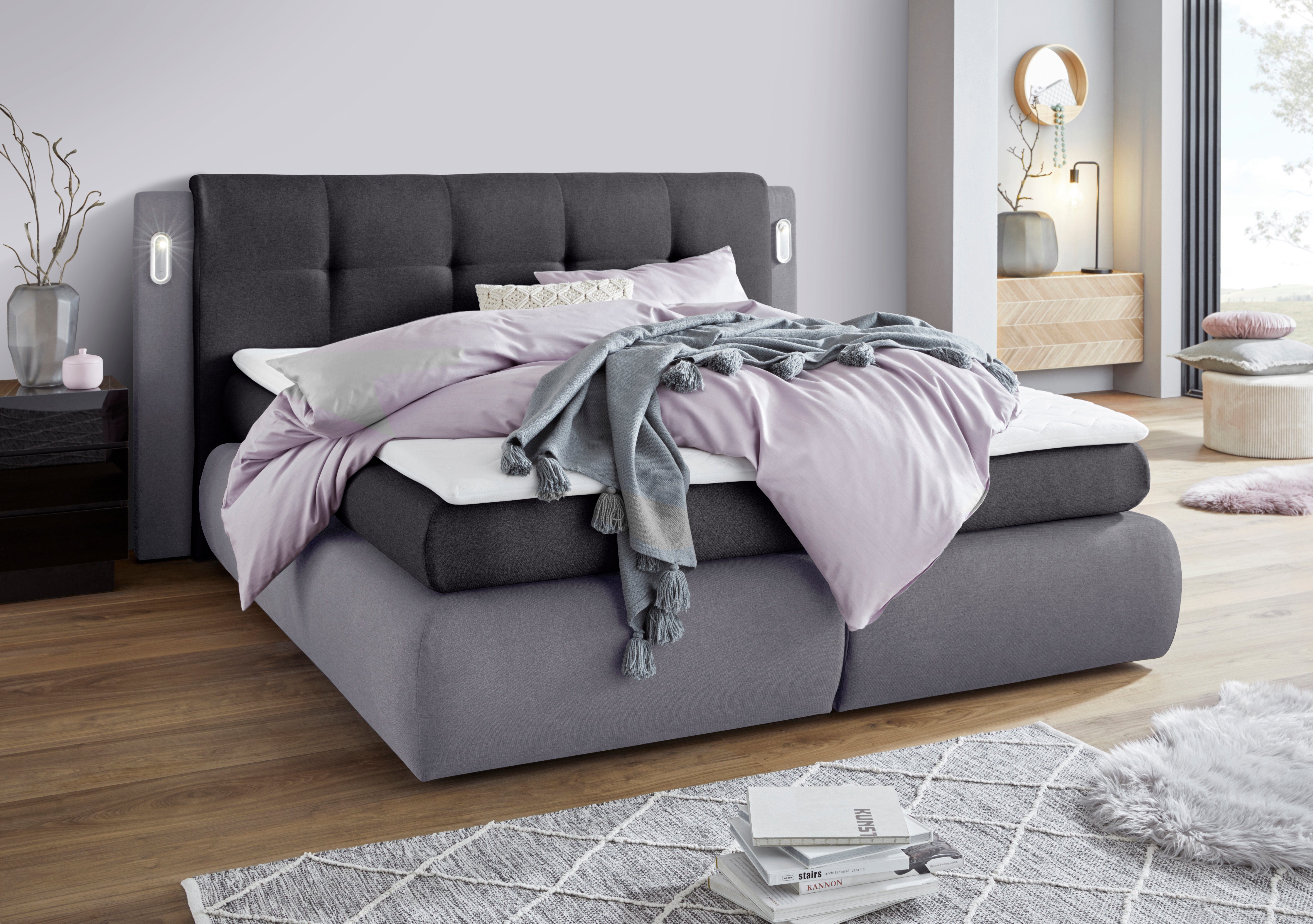 COLLECTION AB Boxspringbett Borna, inklusive Bettkasten, günstig online kaufen