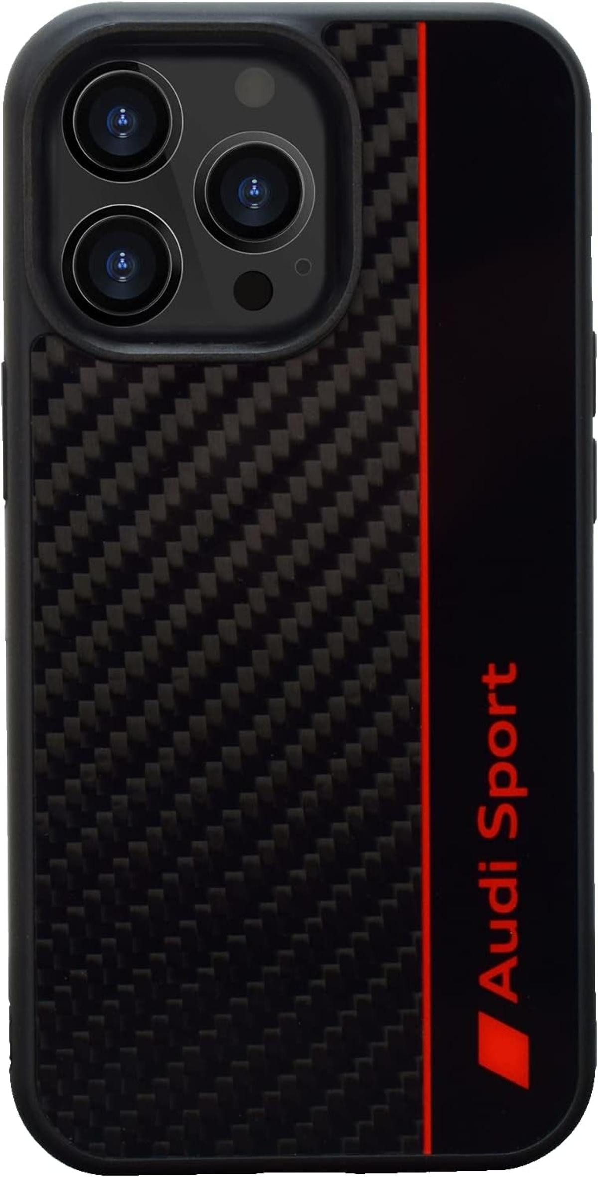 Audi Handyhülle Audi Sport Handyhülle iPhone 15 Pro Max Stoßabsorbierende Hülle black