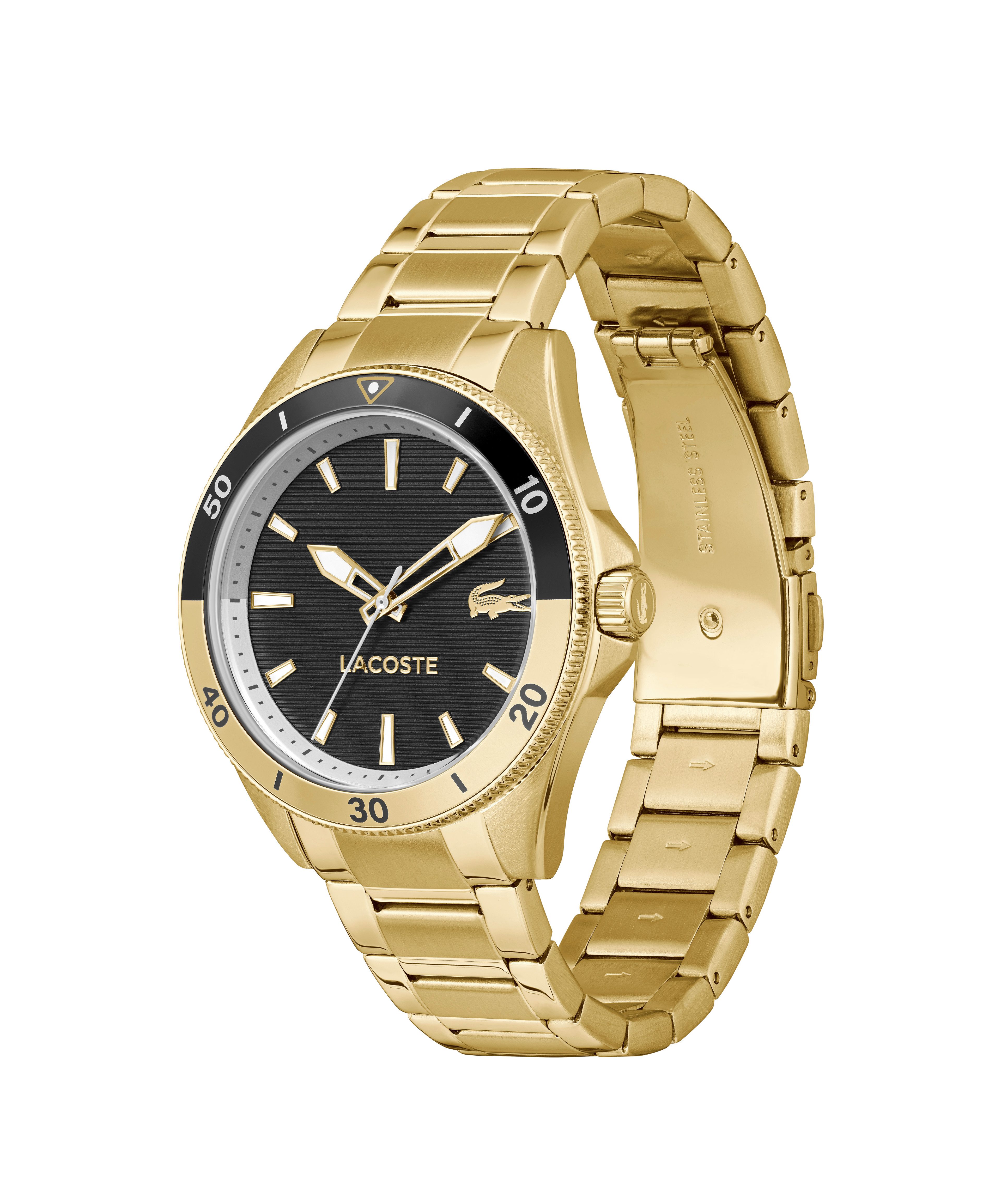 Lacoste Quarzuhr MAINSAIL 2011459, Armbanduhr, Herrenuhr, Edelstahlarmband, günstig online kaufen
