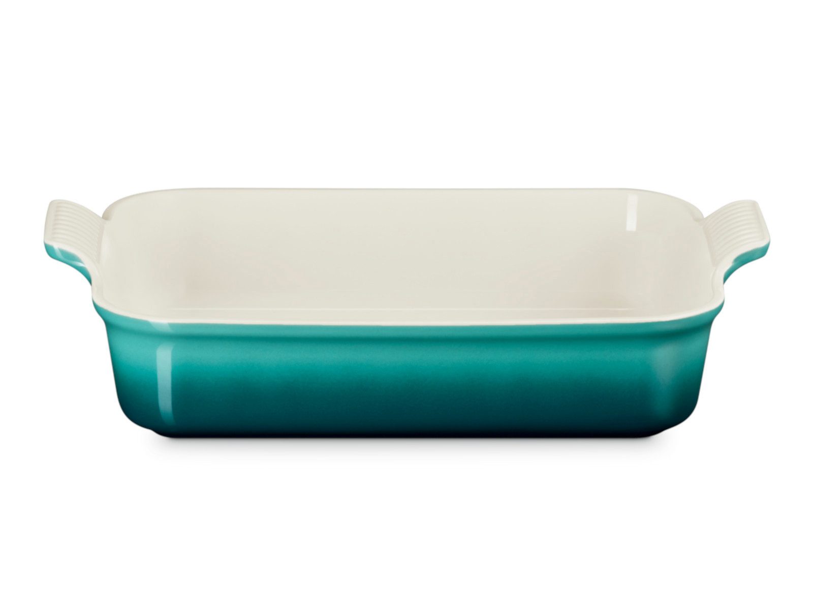 LE CREUSET Backform Backform Tradition rechteckig bleu riviera 23cm