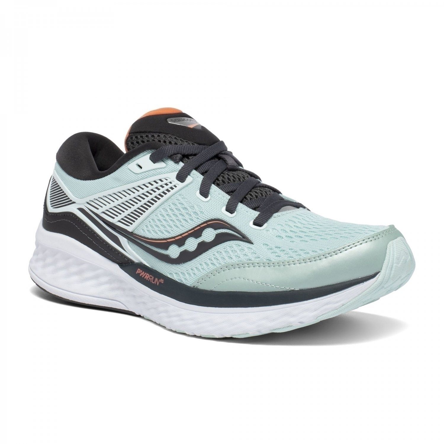 Saucony München 4S Damen Laufschuh AQUA/CORAL Laufschuh