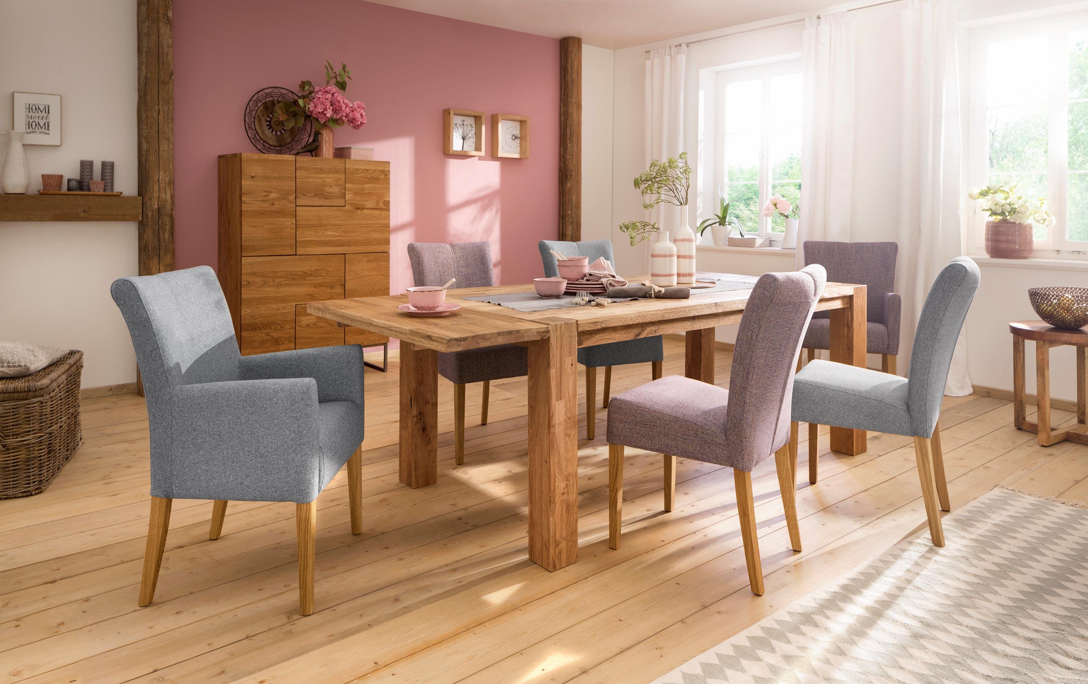 Home affaire Armlehnstuhl King BESTSELLER!, Esszimmerstuhl mit bequemer Pol günstig online kaufen