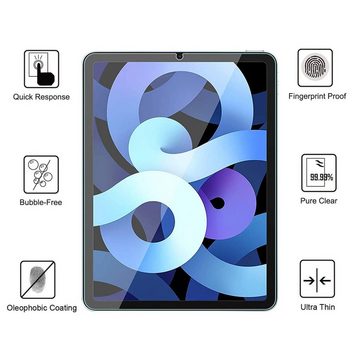 Mutoy Schutzfolie Panzerglas für iPad Air 5 Generation/iPad Pro 11 10,9 Zoll Schutzfolie, (9H Härte 2.5D[Hohe Auflösung][Anti-Bläschen][Anti-Kratzen), Displayschutz Kompatibel mit iPad Air 5 10,9 Zoll /iPad Pro 11 2022