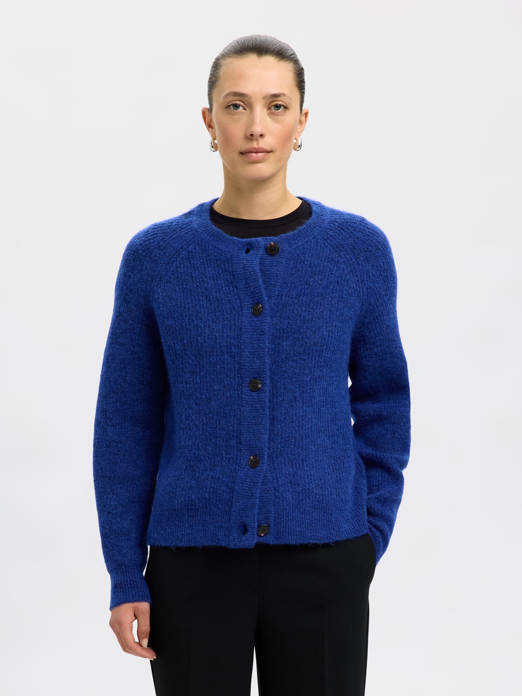 SELECTED FEMME Strickpullover Strickjacke Relaxed Fit günstig online kaufen