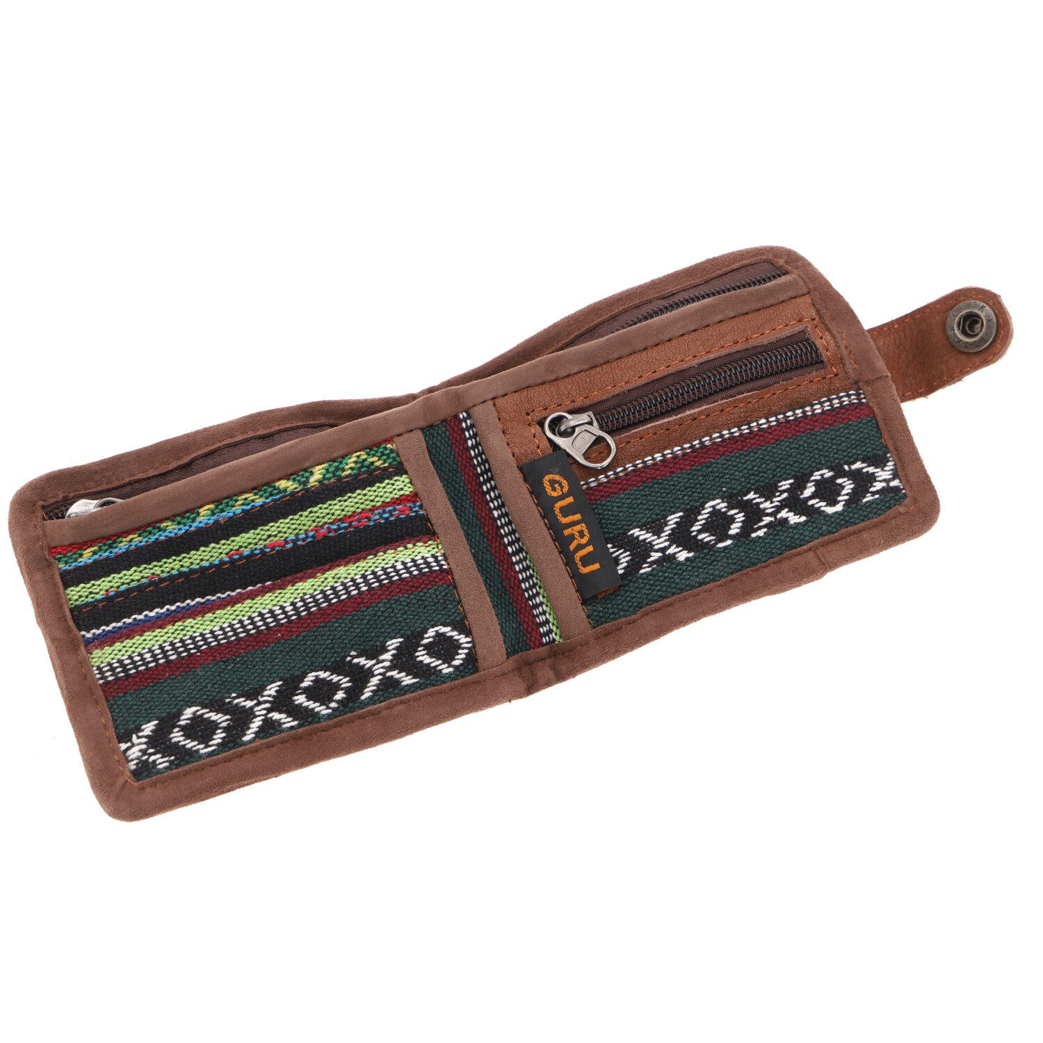 Guru-Shop Geldbörse Boho Ethno Portemonnaie Retro, Vintage..