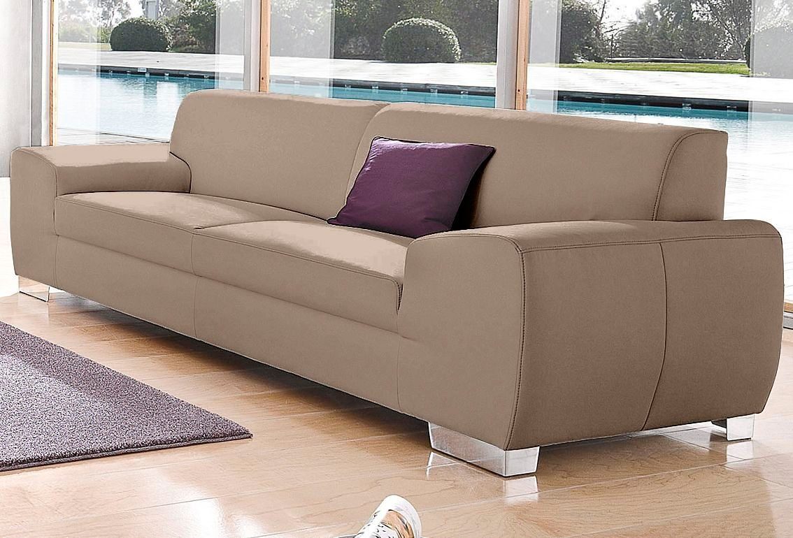 DOMO collection 2,5-Sitzer Ricardo kubisch, modern und elegant, Breite 224cm, frei im Raum stellbar