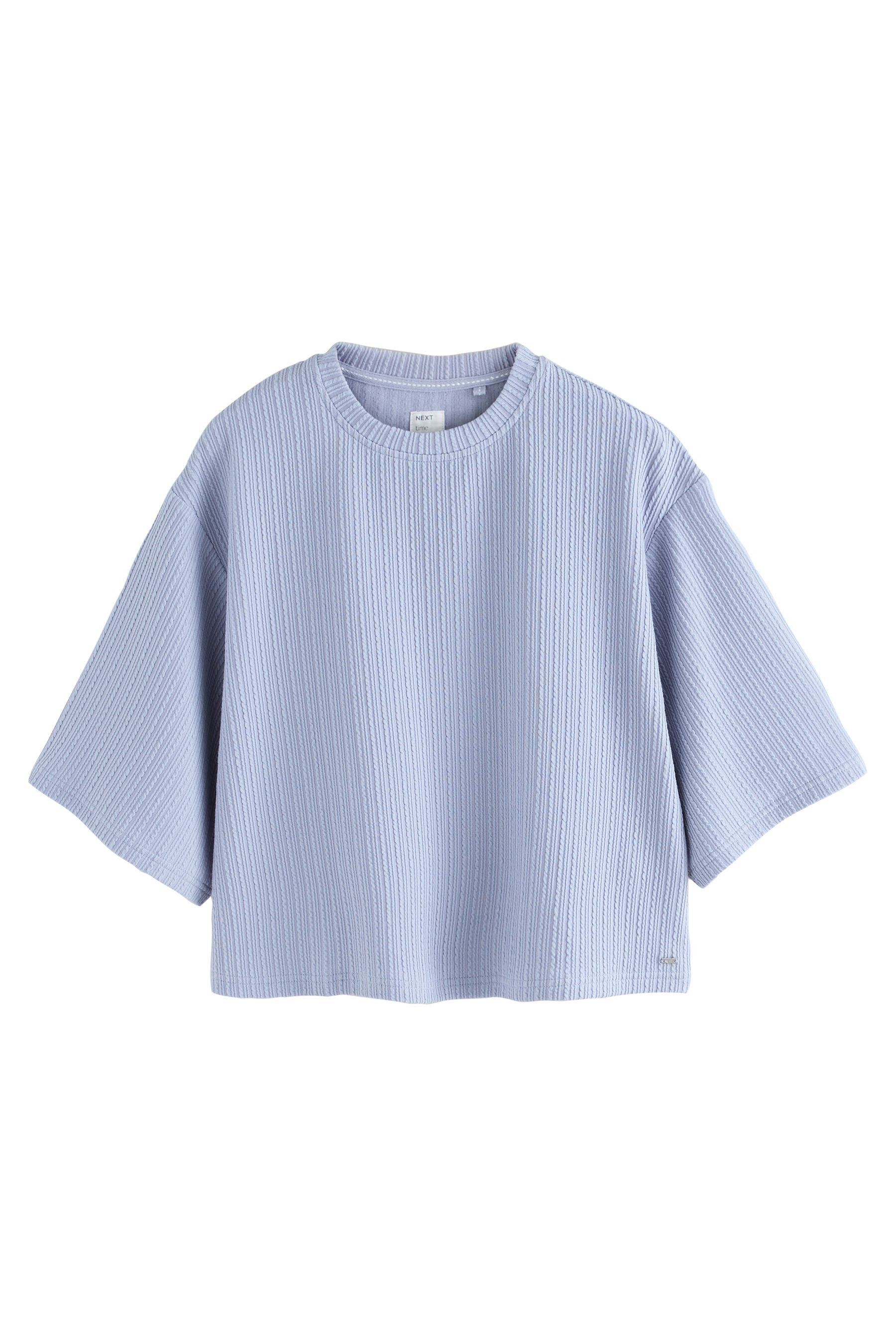 Next Pyjama Strukturierter, kurzer Schlafanzug (2 tlg) günstig online kaufen