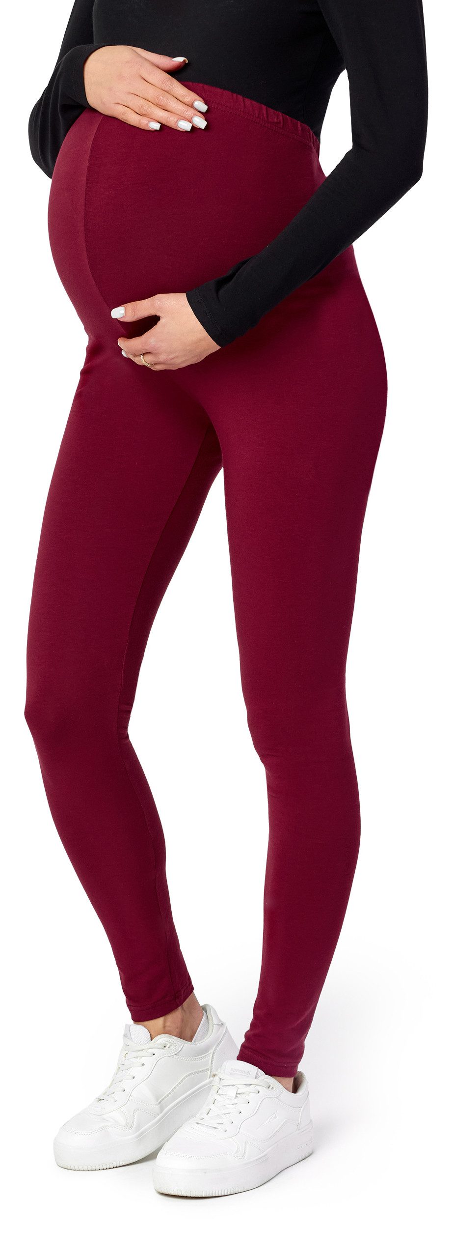 Umstandsleggings Lange Umstandshose aus Viskose BE-02
