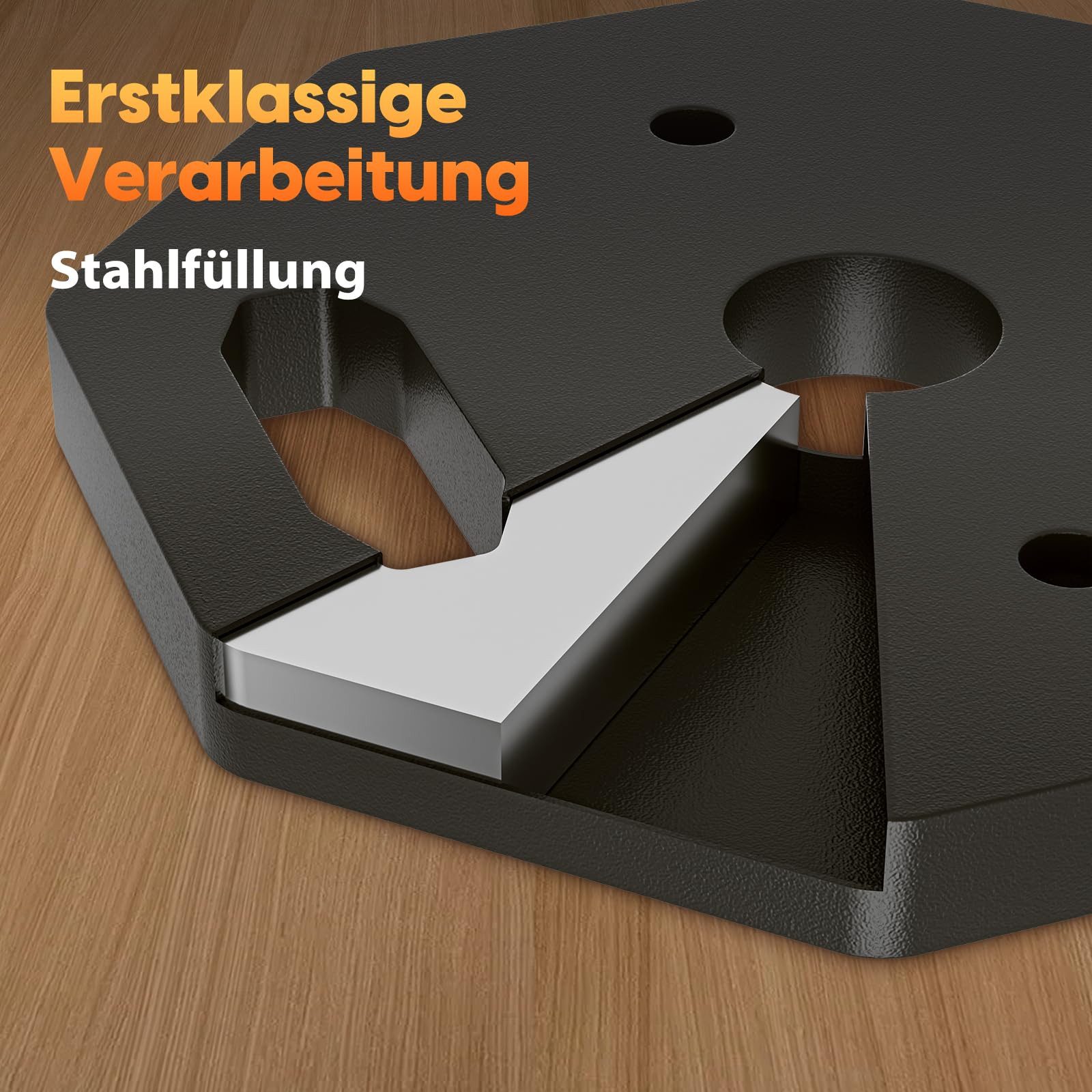 ToteBox Hantel Verstellbare 28kg Hantel, 1 Stück Massivstahl kompakt mit Hantelstange