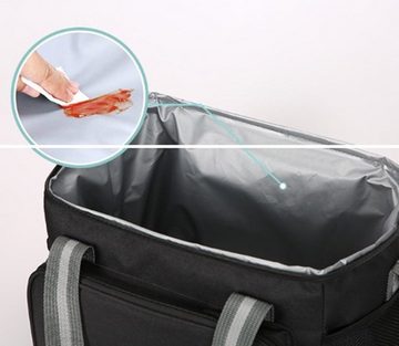 XDeer Thermobehälter Kühltasche für Essen & Getränke - Thermotasche auslaufsicher, & wasserdicht - Frühstückstasche, 15L Picknick Lunchtasche