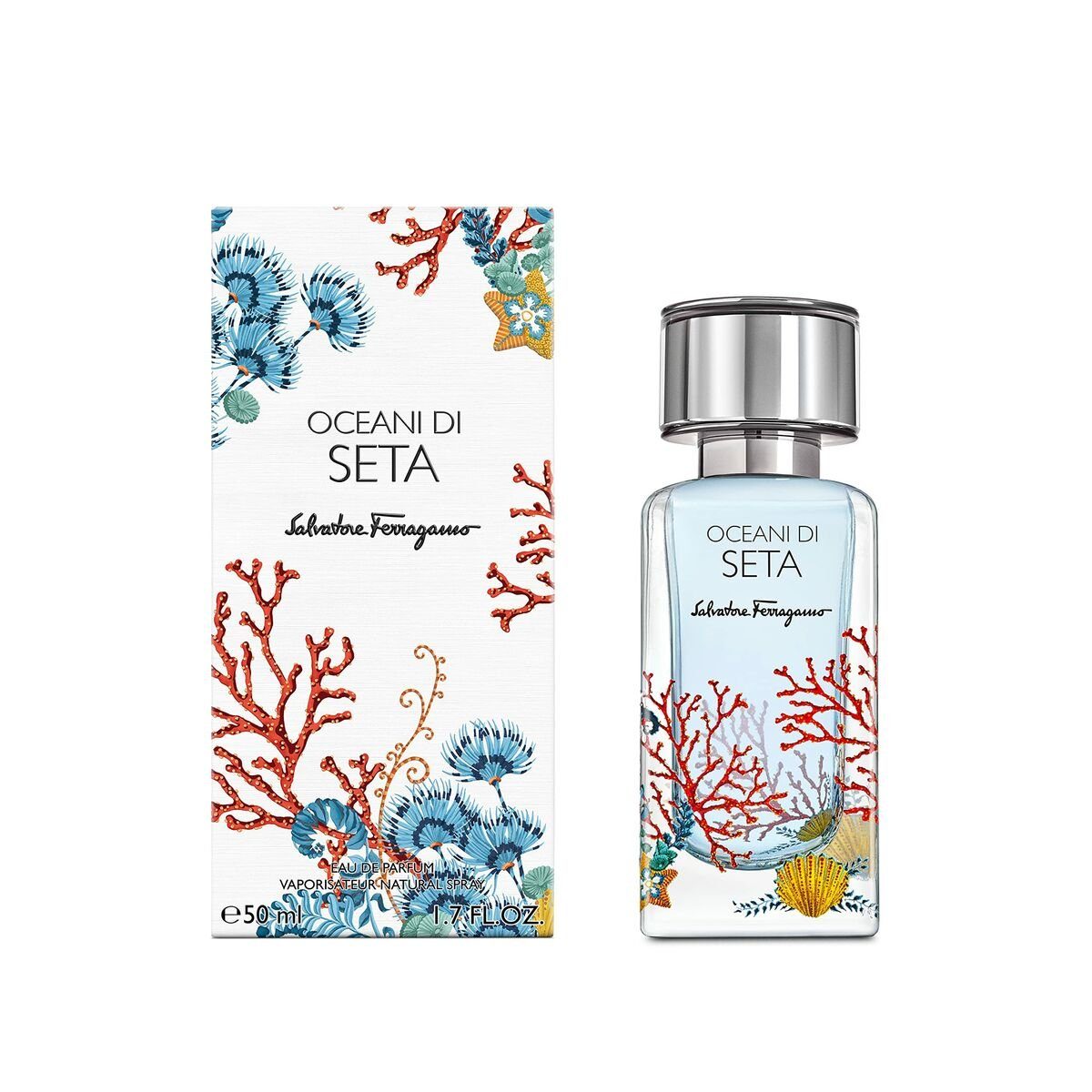 ml Unisex-Parfüm 50 Oceani Salvatore Parfum Salvatore Ferragamo Ferragamo Eau de di Eau de Seta Toilette