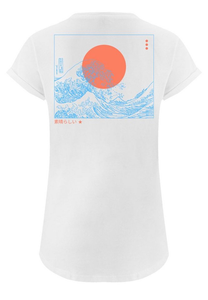 F4NT4STIC T-Shirt Kanagawa Welle Japan Welle Print