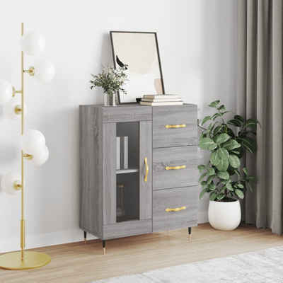 vidaXL Sideboard Sideboard Grau Sonoma 69,5x34x90 cm Holzwerkstoff (1 St)