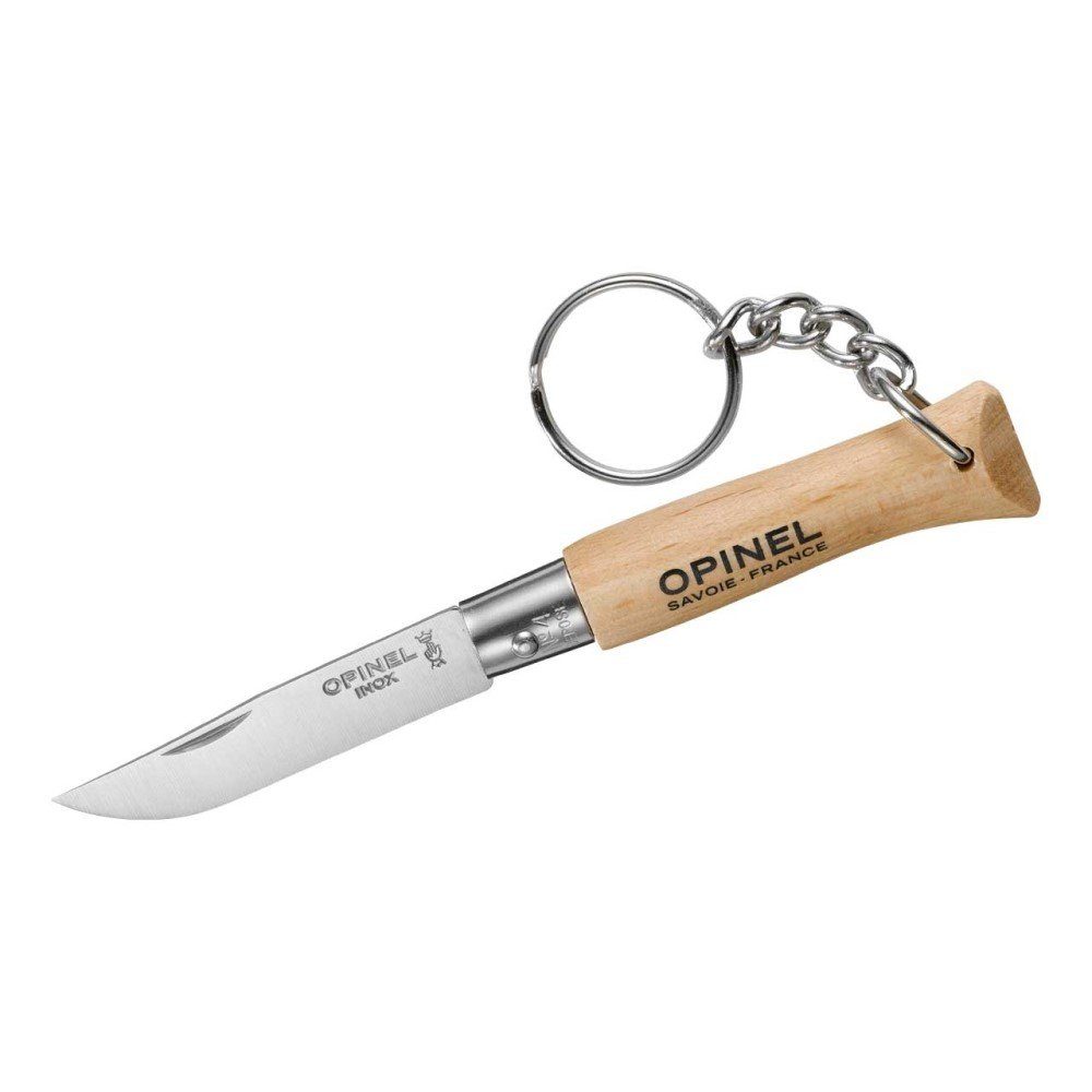 Opinel Taschenmesser, Opinel Taschenmesser No 04, rostfrei, mit Schlüsselanhänger | Taschenmesser