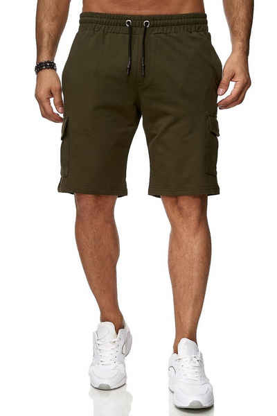 Reslad Sweatshorts Reslad Kurze Hose Herren Cargo Bermuda Shorts Jogginghose Sport-Hose (1-tlg) Sweatshorts Jogginghose mit Cargo-Taschen