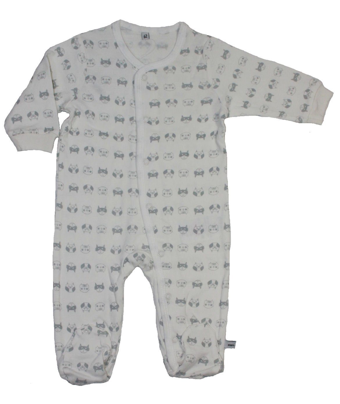 Pyjama Baby Strampelanzug Schlafanzug mit Fuß