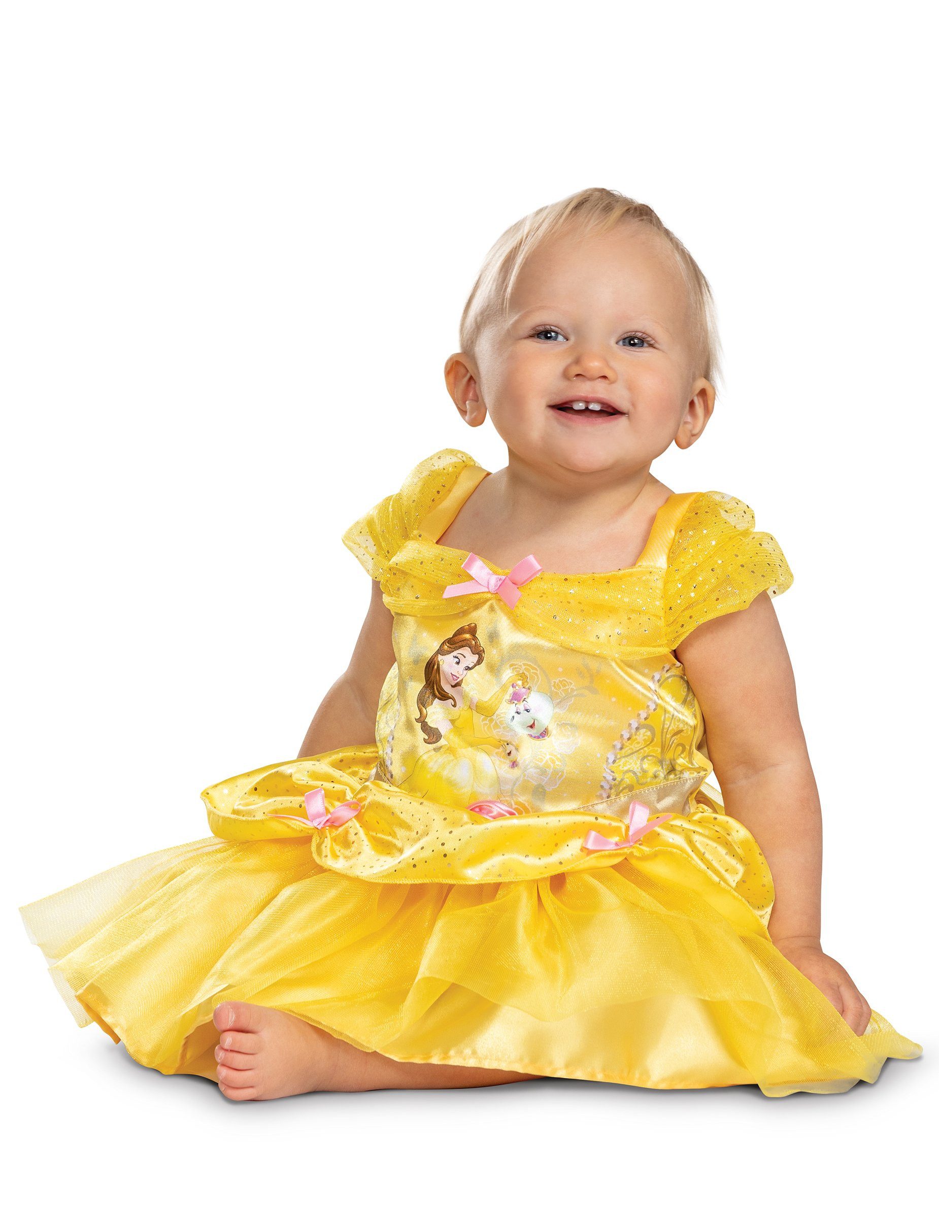 Jakks Pacific Kostüm Belle Babykostüm Die Schöne und das Biest Mädchen gelb