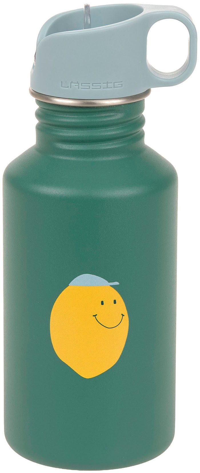 LÄSSIG Trinkflasche Happy Fruits Zitrone, inkl. Sportverschluss
