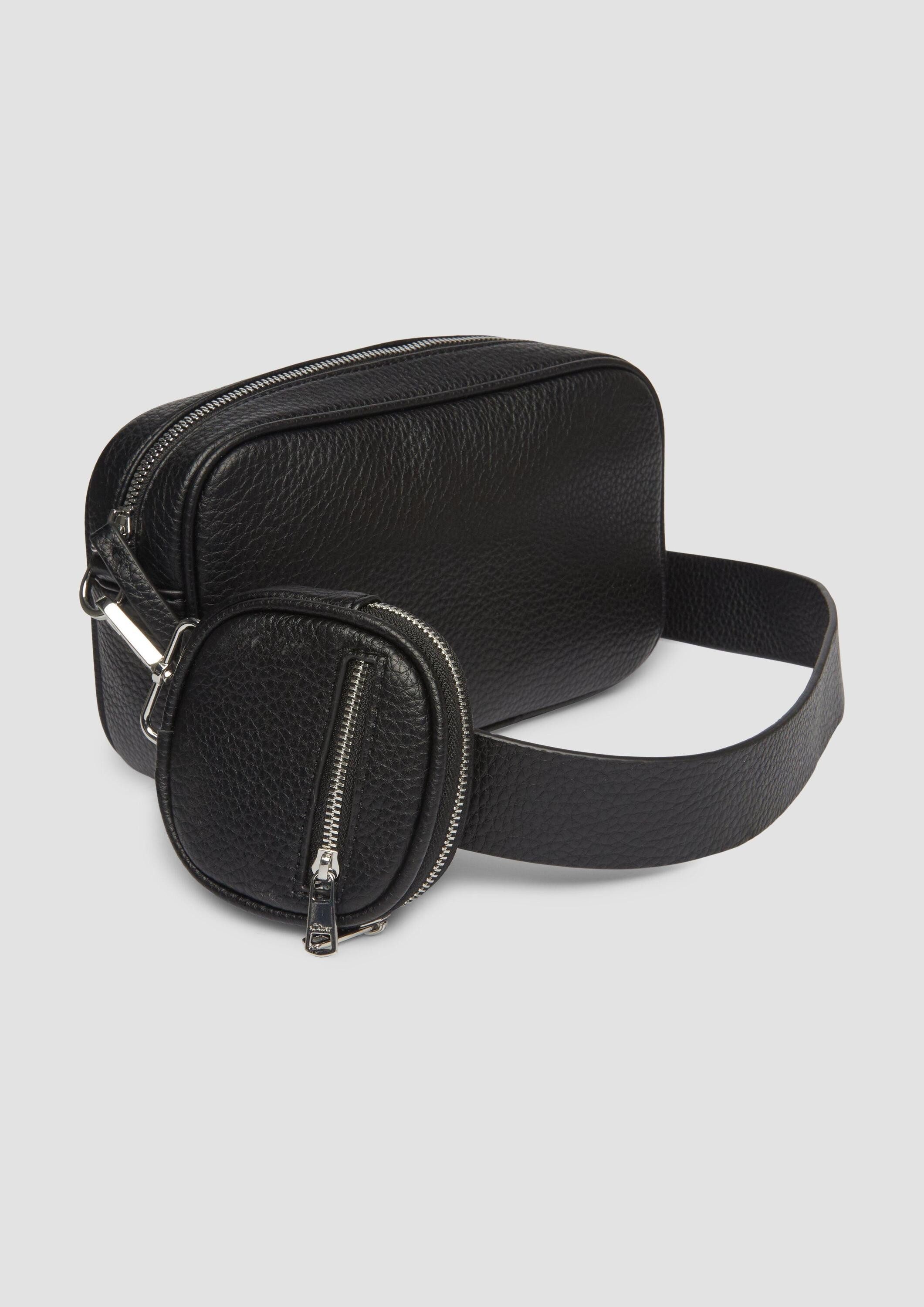 s.Oliver Umhängetasche Tasche, Camera-Bag mit abnehmbarem Schultergurt und Paspel-Detail