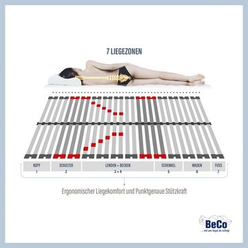 Lattenrost mit Motor »Super Lux Elektro«, Beco, Kopfteil motorisch verstellbar, Fußteil motorisch verstellbar, Unterstützt die Entlastung des Herz-Kreislauf-Systems