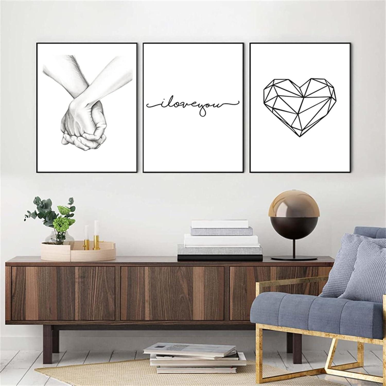 Trayosin Poster 3-teiliges Poster Set Hand günstig online kaufen