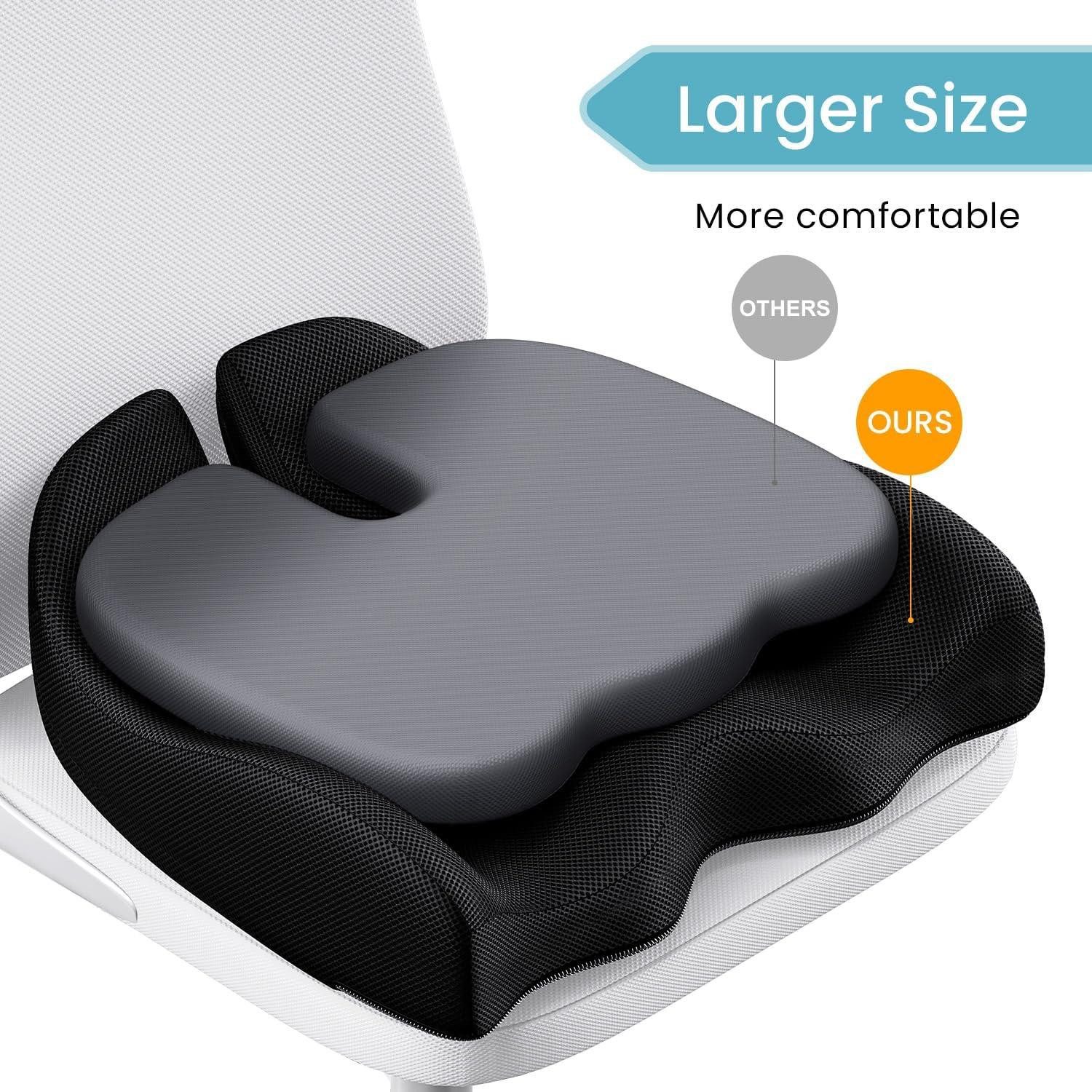 LuxusKollektion Sitzkissen Orthopädisches Memory Foam Sitzkissen günstig online kaufen