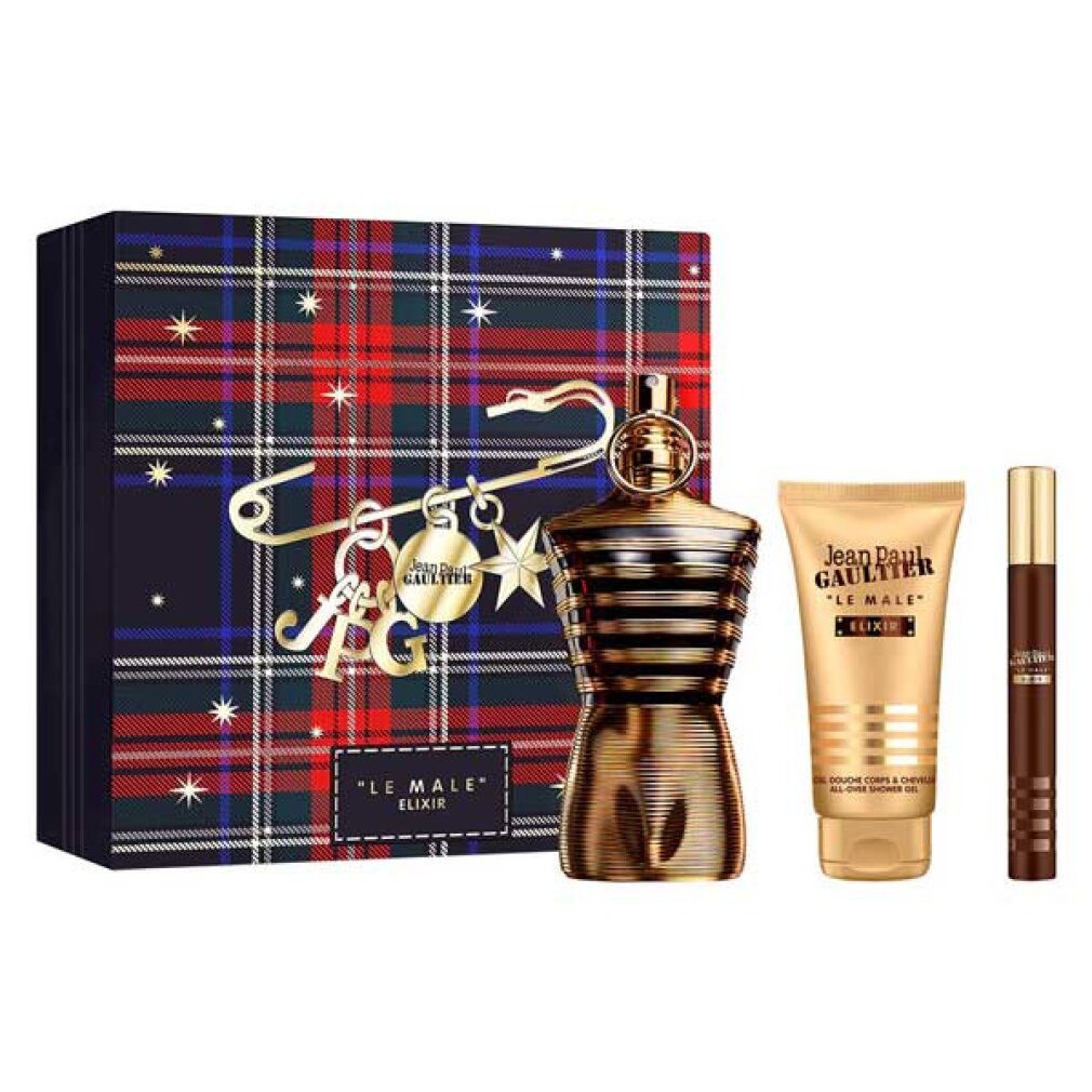 JEAN PAUL GAULTIER Duft-Set Jean Paul Gaultier Le Male Elixir Parfum-Etui 125 ml + Geschenk