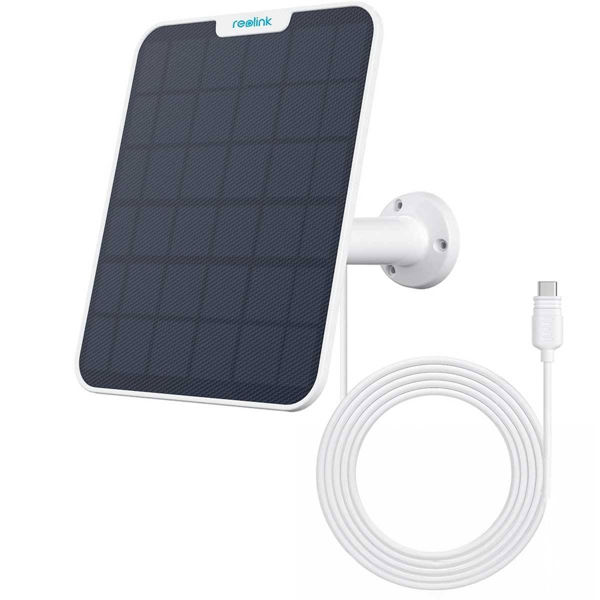 Reolink Solarpanel 2 für akkubetriebene Reolink Überwachungskameras Solar Panel, Wetterfest