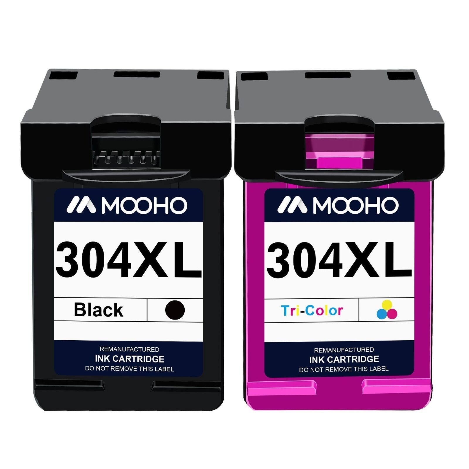 MOOHO 304 Multipack ersetzt für HP 304XL Tintenpatrone (DeskJet 3764 3762 3760 3750 3735 3733 3730 3720 2634 2633 2632 2630 2622 2620 AMP 130, ENVY 5050 5032 5030 5020 5010)