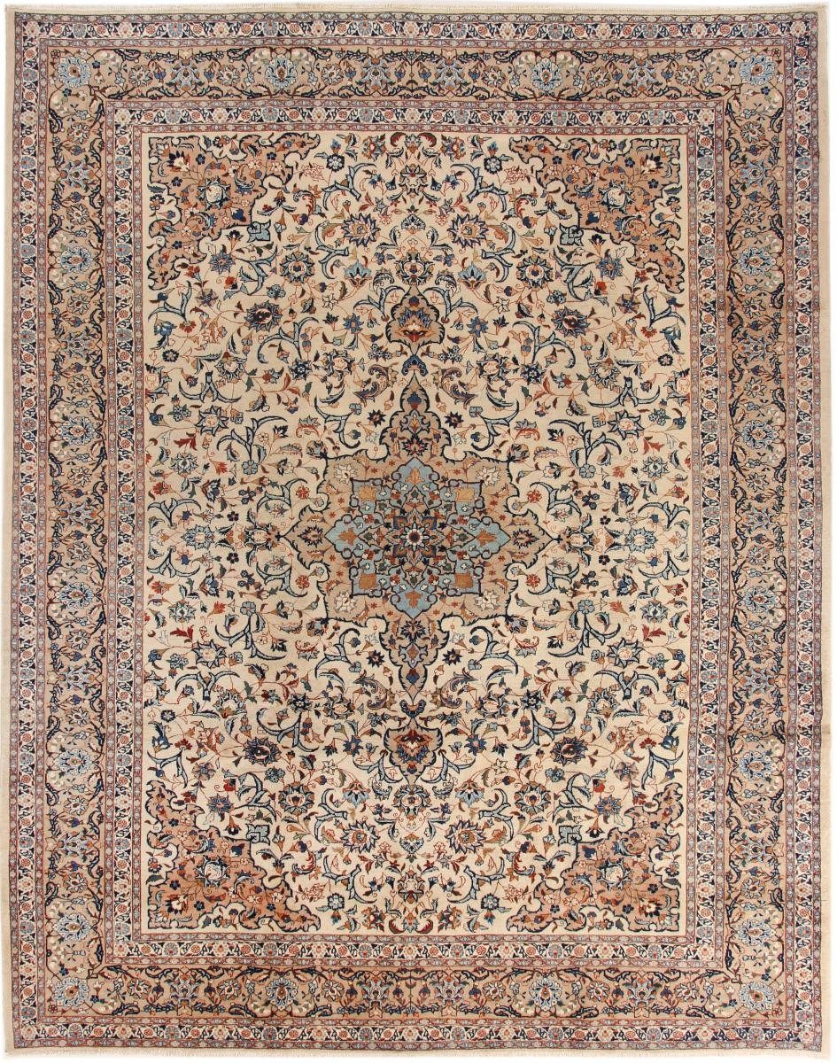 Orientteppich Keshan 307x381 Handgeknüpfter Orientteppich / Perserteppich, Nain Trading, rechteckig, Höhe: 12 mm