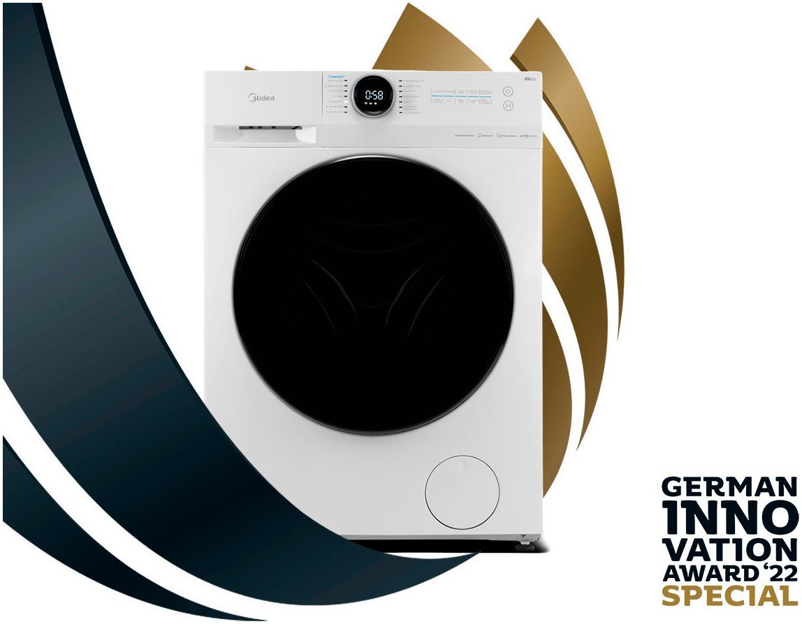 Midea Waschmaschine MF200W100WB-14A, 10 kg, 1400 U/min