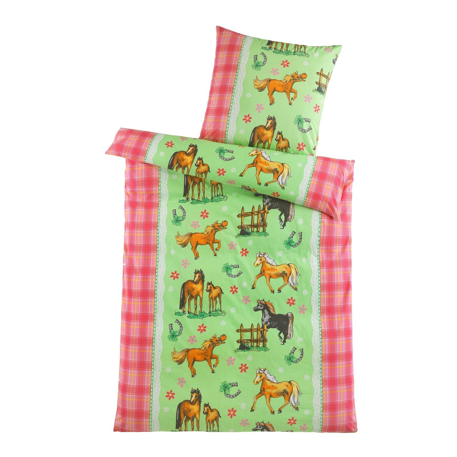 HTI-Living Kinderbettwäsche Mikrofaser Kinder Bettwäsche 2-teilig 80x80 135 günstig online kaufen