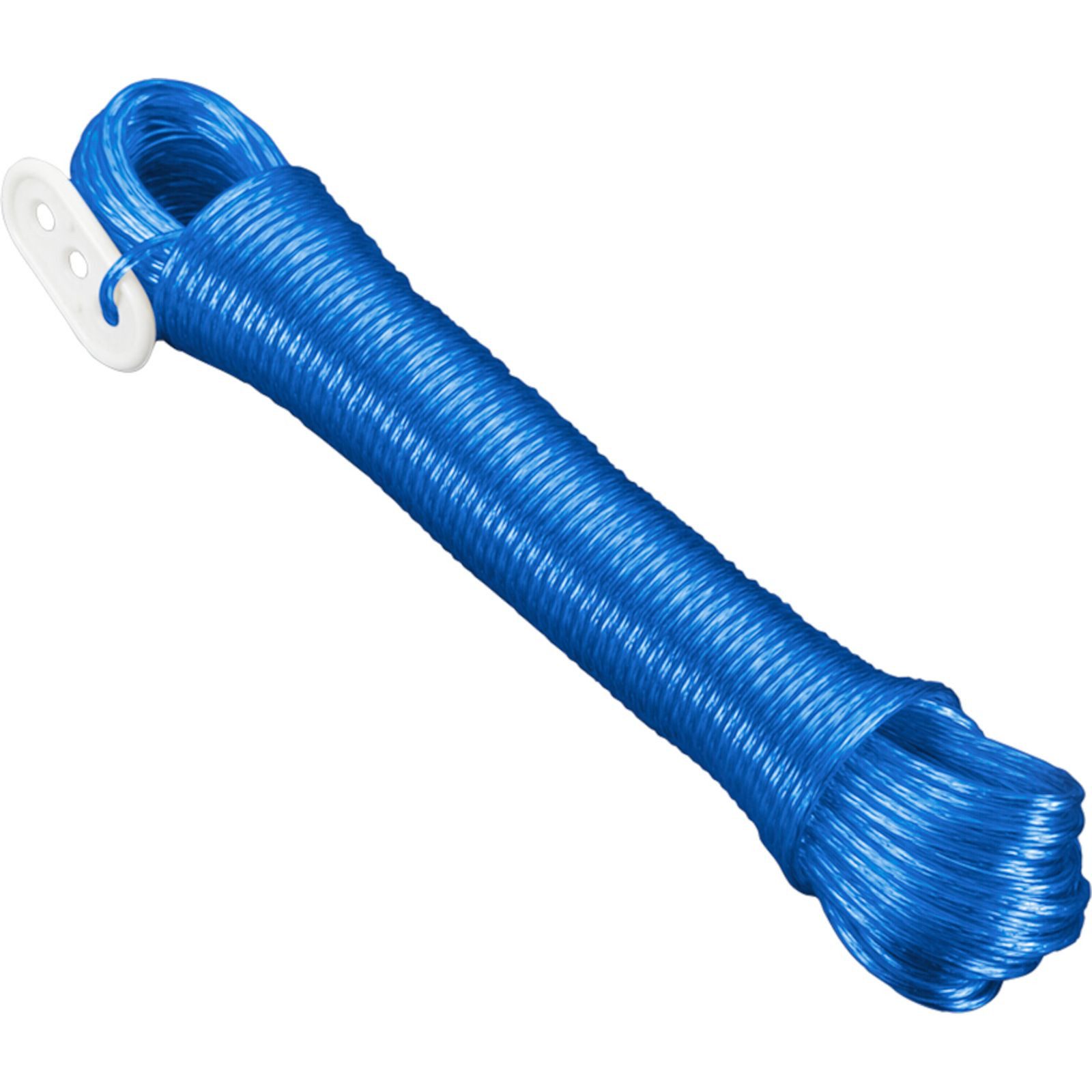 Metaltex Wäscheständer Wäscheleine 20 m PVC mit Stahldrahteinlage und Spanner