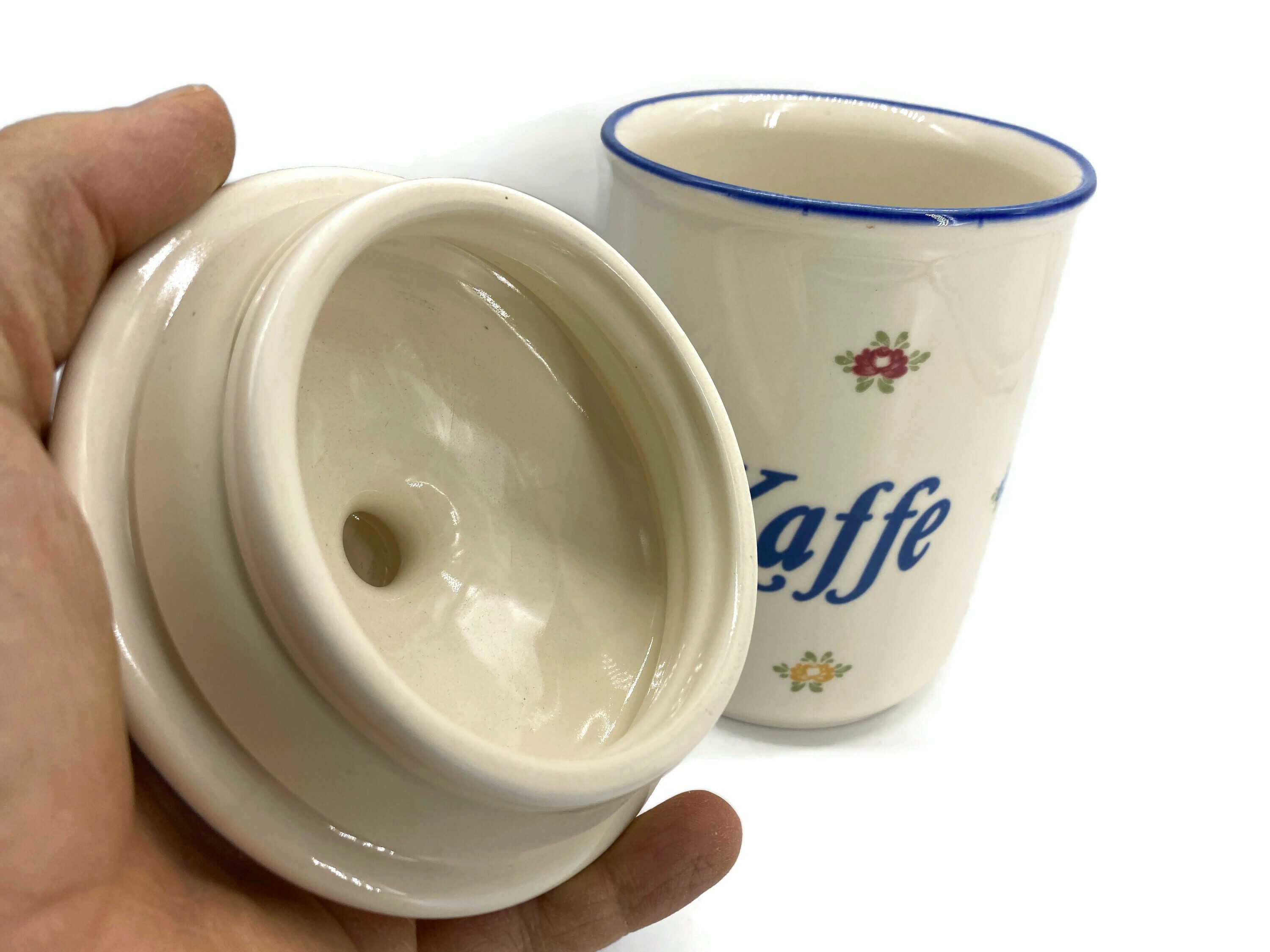Zeller Keramik Tafelservice Vorratsdose Kaffee 1,00 l, Keramik