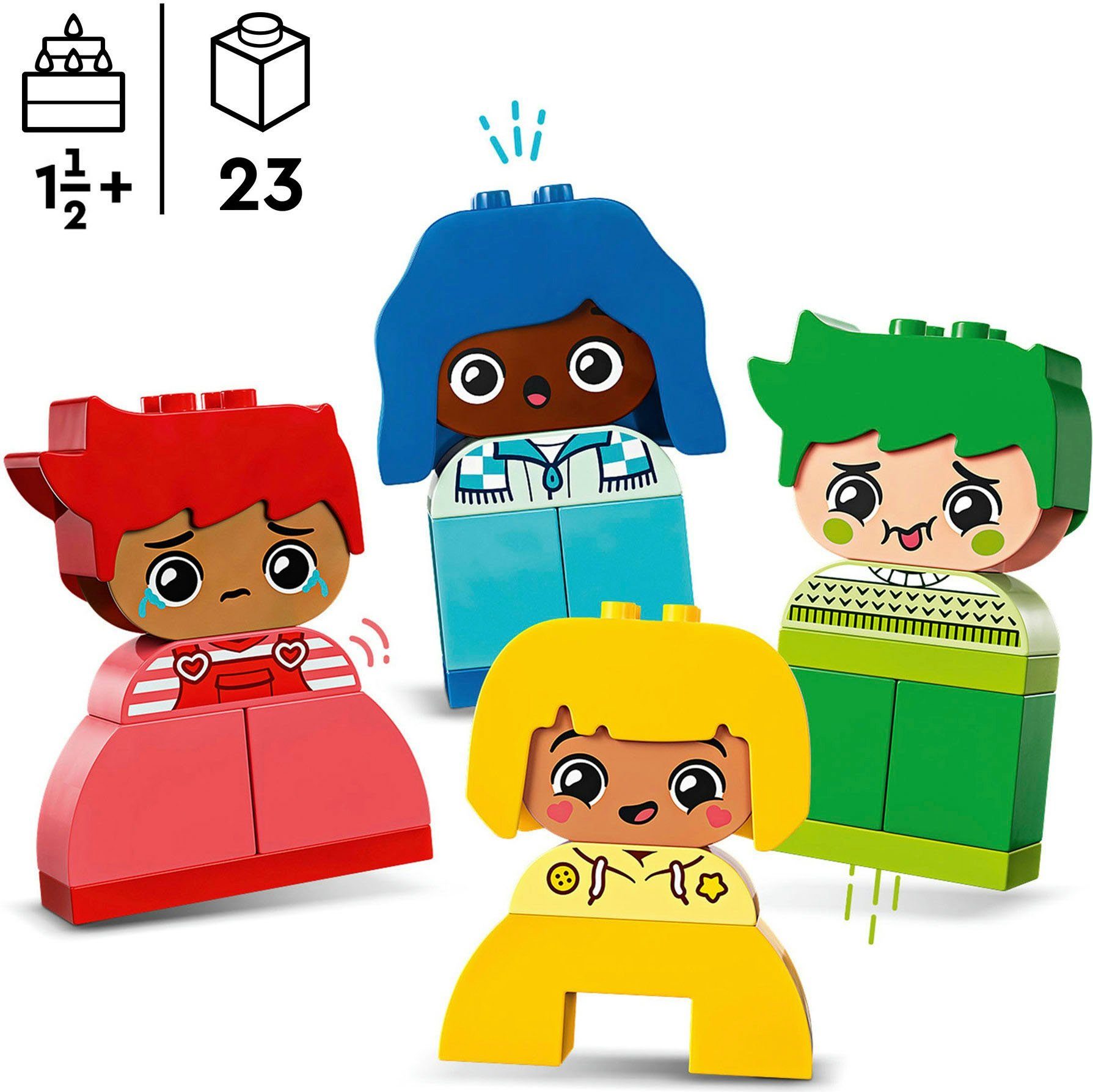 LEGO® Große Gefühle (10415), LEGO DUPLO My First Konstruktionsspielsteine, (23 St), Made in Europe