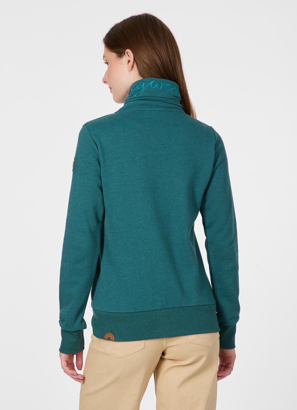 Ragwear Sweatjacke RONETTE A Baumwollmischung mit Marken-Stickerei günstig online kaufen
