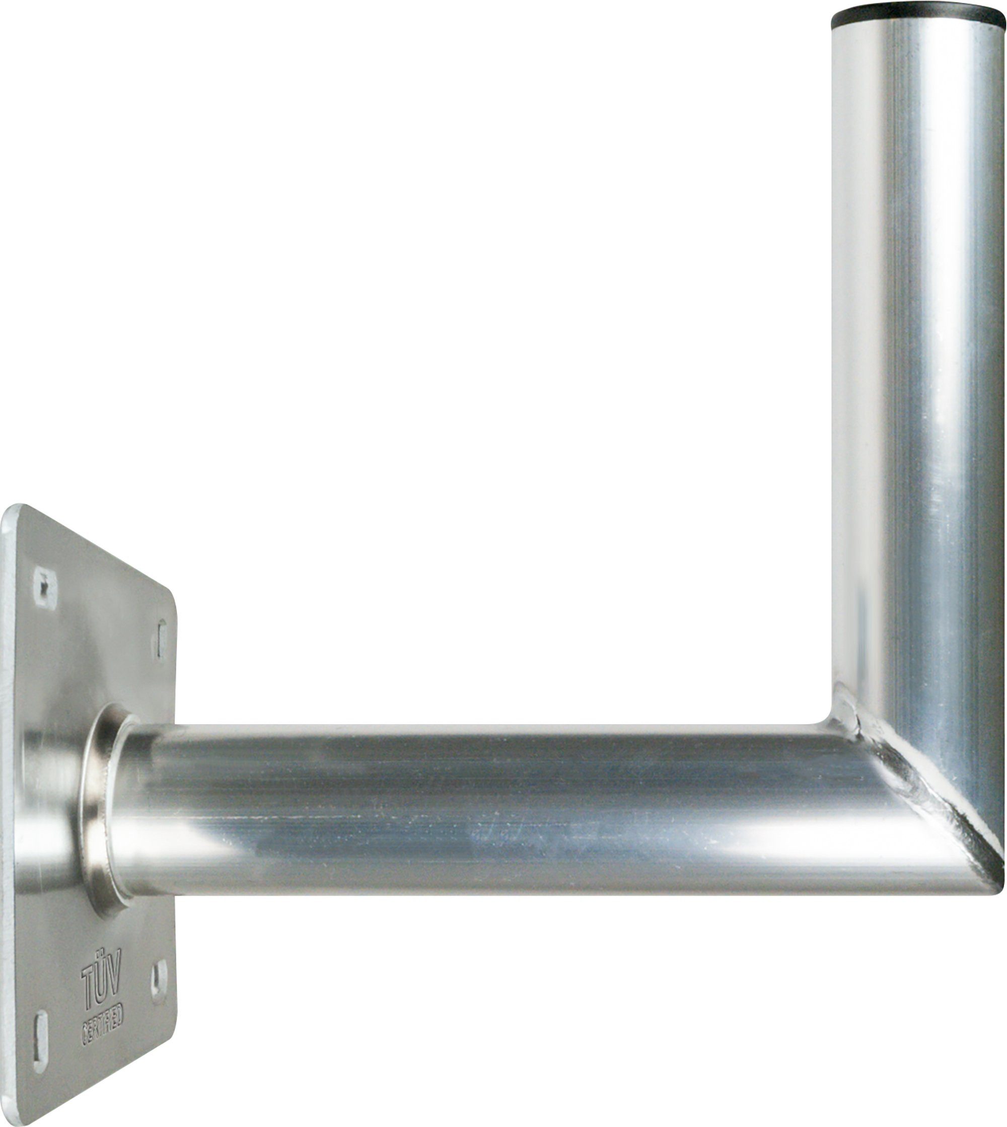Schwaiger SAT-Halterung WAH25A 001, (Wandabstand 25 cm, Wandabstand 25cm, Durchmesser 48mm, silber)